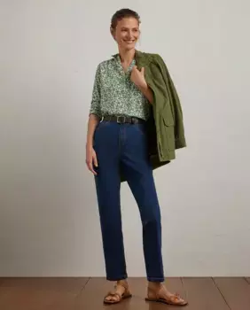 Женские джинсы полускинни с 5 карманами Lloyd's, цвет Azul Plido