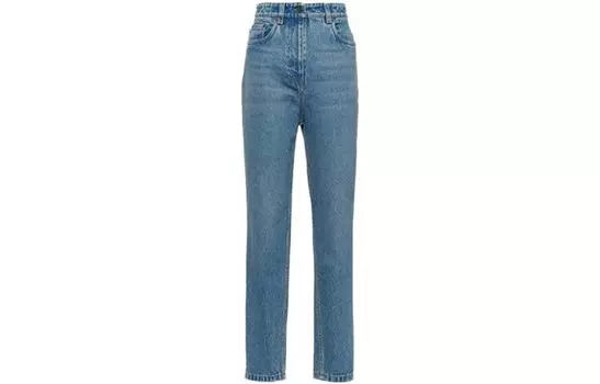 Женские джинсы PRADA, цвет Blue