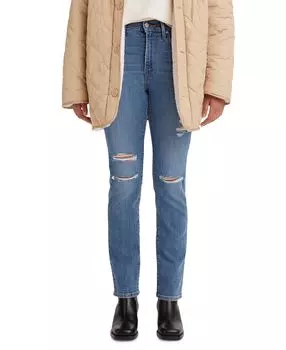 Женские джинсы прямого кроя 724 короткой длины Levi's, мульти