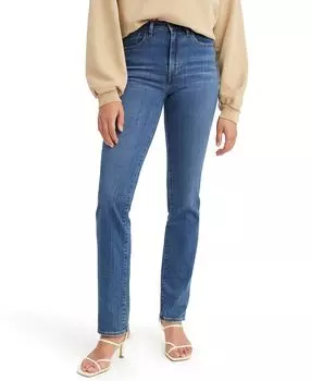 Женские джинсы прямого кроя 724 короткой длины Levi's, мульти