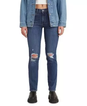 Женские джинсы прямого кроя 724 короткой длины Levi's, мульти