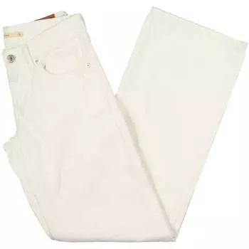 Женские джинсы с низкой посадкой и пятью карманами, широкие Levi Strauss & Co., белый
