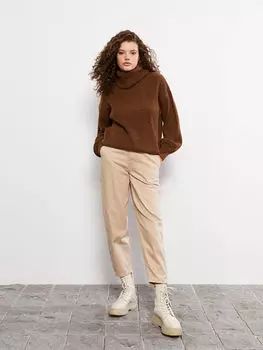 Женские джинсы с завышенной талией и напуском LCW Jeans