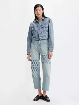Женские джинсы «сделано в Японии» Levi's, цвет Blue Lattice - Medium Wash