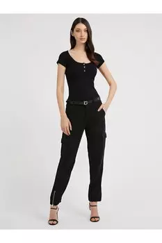 Женские джинсы скинни 1981 года Guess, черный