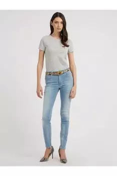 Женские джинсы скинни 1981 года Guess, синий