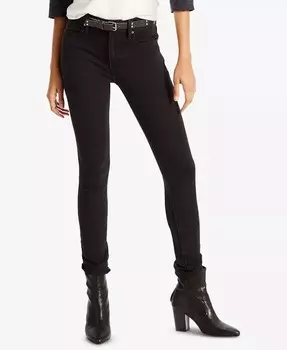 Женские джинсы скинни 721 с высокой посадкой, короткая длина Levi's, черный