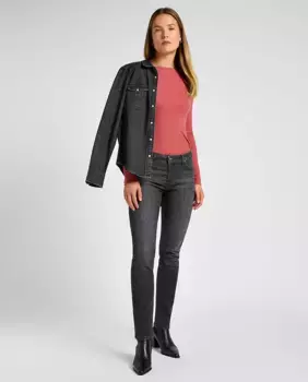 Женские джинсы скинни Elly средней посадки Lee, серый