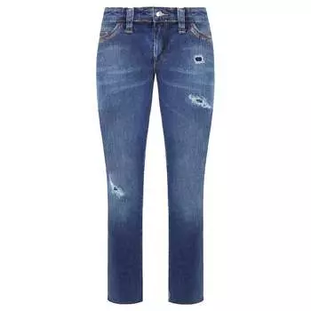 Женские джинсы скинни Emporio J06 со стандартной талией Armani, синий