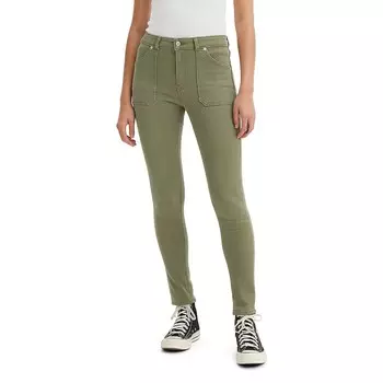 Женские джинсы скинни Levi's 721 с высокой посадкой, цвет Deep Lichen Green
