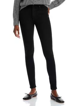 Женские джинсы-скинни Looker Kimper с высокой талией Mother, черный