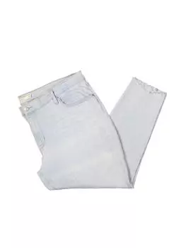 Женские джинсы скинни с высокой посадкой и легким эффектом стирки Levi's, синий