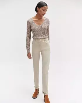 Женские джинсы скинни со средней посадкой Caroll, бежевый