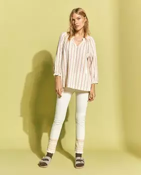 Женские джинсы скинни Southern Cotton, белый