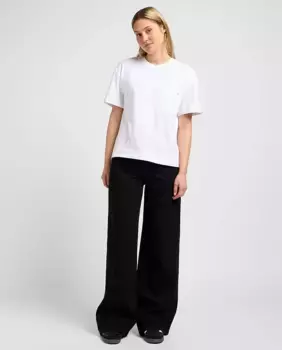 Женские джинсы Stella a Line прямого кроя с высокой посадкой Lee, черный