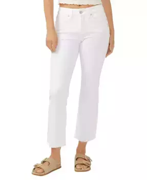 Женские джинсы Suki Mid Rise Curvy Fit Kick Flare Silver Jeans Co., белый