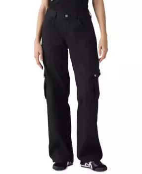 Женские джинсы Super Low Loose-Fit Cargo Levi's, черный