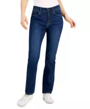 Женские джинсы Tribeca TH Flex с прямыми штанинами Tommy Hilfiger, синий