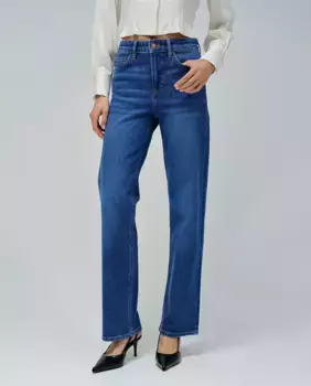 Женские джинсы True Straight с высокой посадкой Salsa Jeans, синий