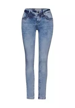 Женские джинсы узкого кроя длиной 7/8 Street One, цвет 15974 Light Blue