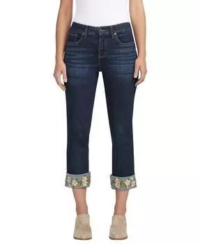 Женские джинсы узкого кроя со средней посадкой Carter JAG, синий