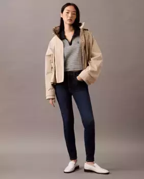 Женские джинсы Vaquero скинни средней посадки Calvin Klein Jeans, синий