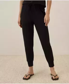 Женские джоггеры для отдыха из органического хлопка Cool Stretch Pact, черный