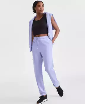 Женские джоггеры с мягкой резинкой на щиколотке ID Ideology, фиолетовый