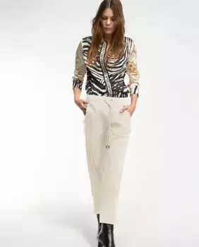 Женские джоггеры с застежкой на шнурок и боковыми карманами Lola Casademunt, коричневый