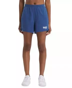Женские фирменные шорты из френч терри Reebok, синий