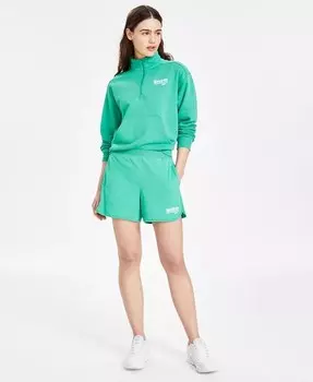Женские фирменные шорты из френч терри Reebok, зеленый
