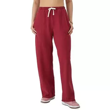 Женские флисовые широкие спортивные штаны Champion, цвет cardinal