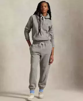 Женские флисовые спортивные брюки Polo Ralph Lauren, серый