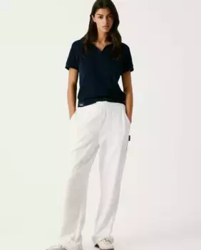 Женские флисовые спортивные брюки Red Bull Racing с эластичным поясом Pepe Jeans, белый