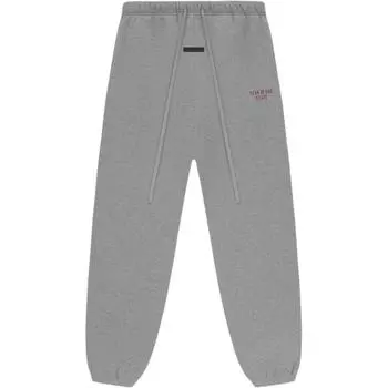 Женские флисовые спортивные брюки, темно-меланжевый цвет Fear Of God Essentials, Oat Gray/DARK HEATHER