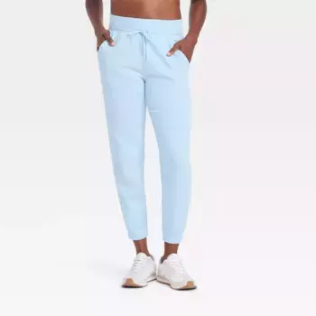 Женские флисовые спортивные штаны Jogger High Rise - All In Motion, цвет Blue
