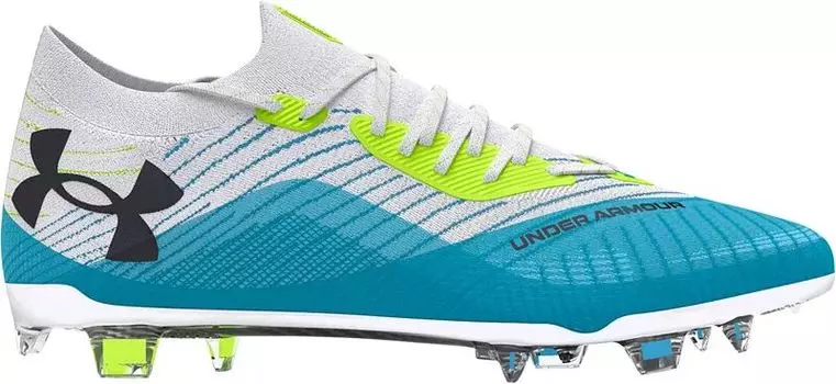 Женские футбольные бутсы Under Armour Shadow Elite 2.0 FG, белый/синий