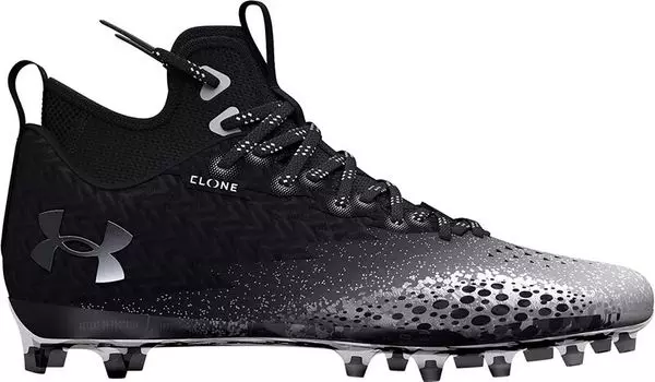 Женские футбольные бутсы Under Armour Spotlight Clone MC, черный