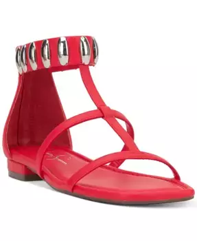 Женские гладиаторские сандалии Elusta с шипами Jessica Simpson, красный