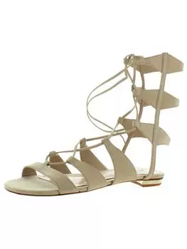 Женские гладиаторские сандалии Erlina со шнуровкой и ремешками SCHUTZ, цвет oyster