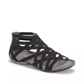 Женские гладиаторские сандалии Samina Baretraps, цвет black gray