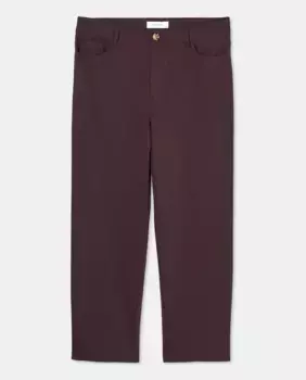 Женские гладкие леггинсы из трикотажа Couchel, темно-фиолетовый