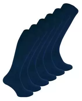 Женские гольфы темно-синего цвета Sock Snob, синий