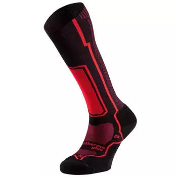 Женские горнолыжные компрессионные носки Alpine W Lurbel, черный/красный