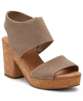 Женские городские сандалии на платформе Majorca TOMS, белый