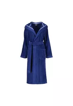 Женские халаты с капюшоном Caw Home 825 синий - 11 Cawo