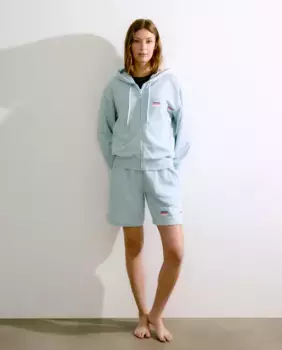 Женские хлопковые бермуды Armani, синий