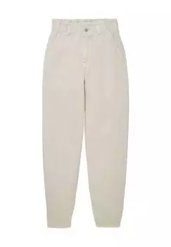 Женские хлопковые джинсовые брюки с петлями для ремня Tom Tailor, цвет Beige Grey