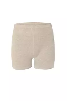 Женские хлопковые меланжевые короткие колготки 4271 TOLIN, коричневый