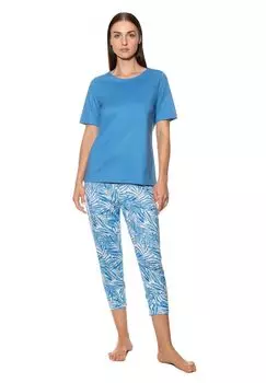 Женские хлопковые пижамы Ivani длиной капри mey, цвет Holiday Blue